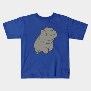 Cute Hippopptamus Kids T-Shirt